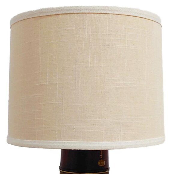 Ralph Lauren Wood & Brass Lighthouse Lamp with Ralph Lauren Lampshade Included - Picture 8 of 9